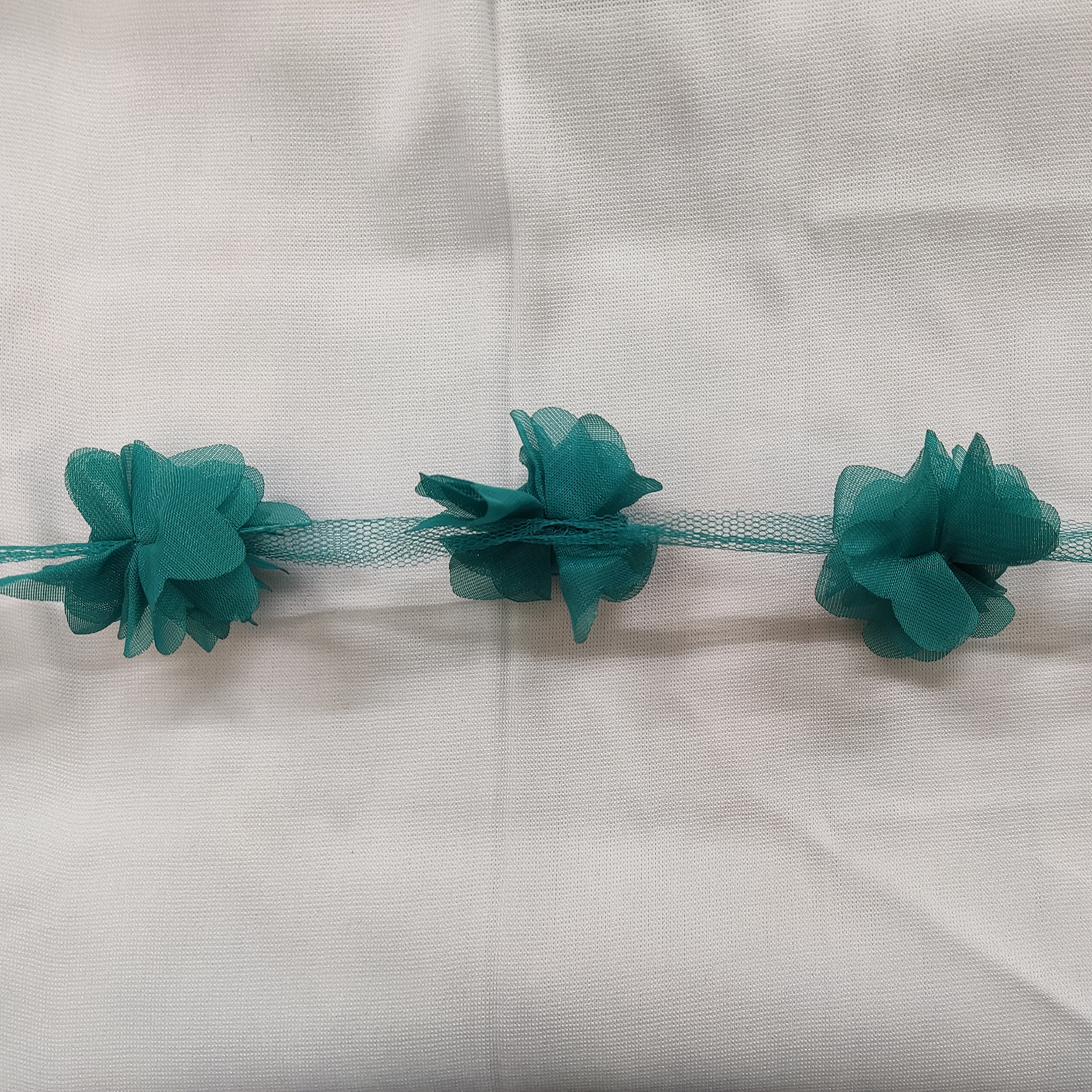 نوار یراق مدل گل حریر S_A طول 1 متر