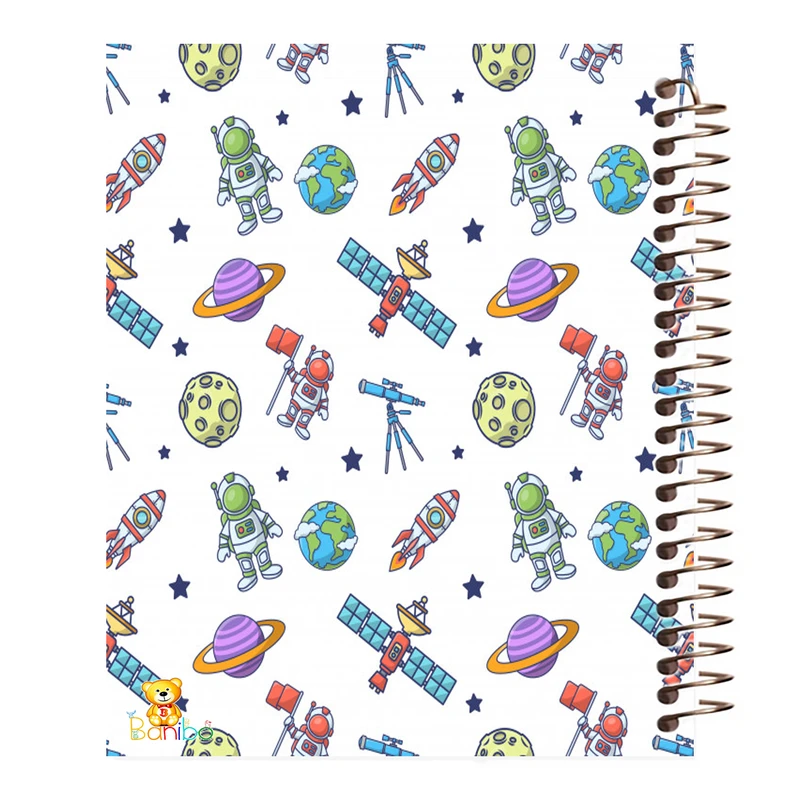 دفتر نقاشی 50 برگ بانیبو مدل فضانورد  سیارات کد 466