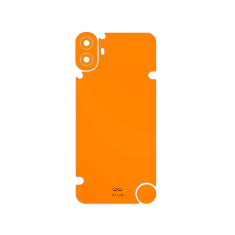 برچسب پوششی ماهوت مدل Matte-Orange مناسب برای گوشی موبایل ناتینگ CMF Phone 1