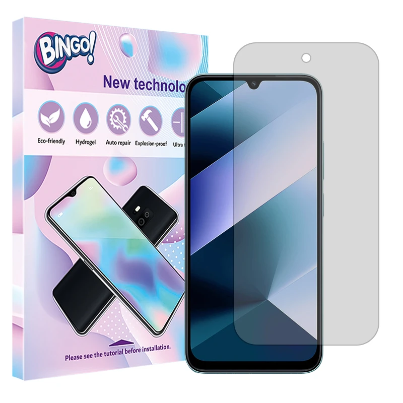 محافظ صفحه نمایش شفاف بینگو مدل Tough مناسب برای گوشی موبایل شیائومی Poco C85 4G