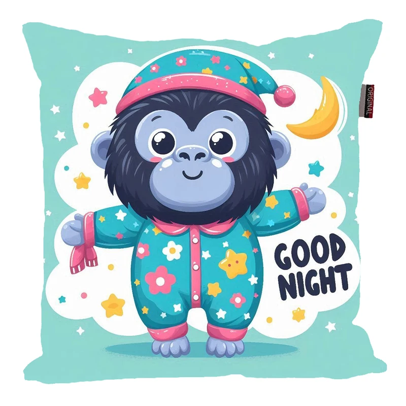 کوسن پاد آفرین مدل بچگانه طرح Good Night کد PK40583