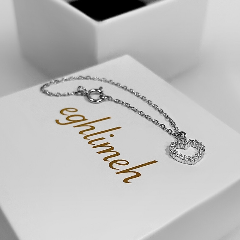 آویز ساعت نقره اقلیمه کد WN64