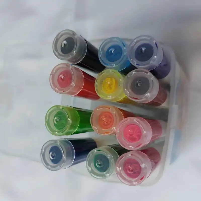 ماژیک رنگ آمیزی 12 رنگ مدل water color مهر دار
