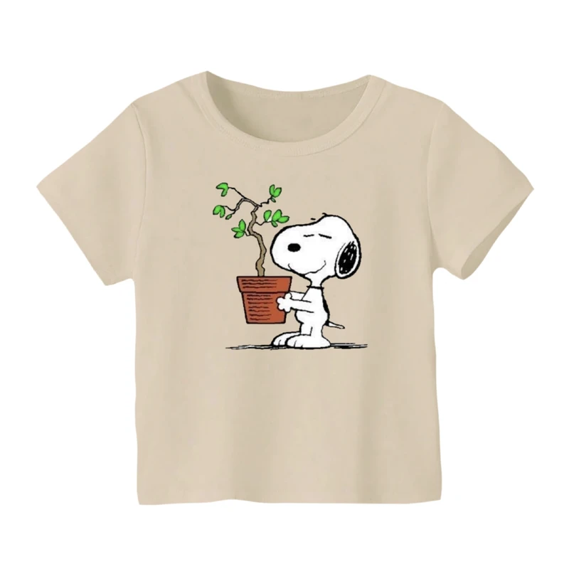 تی شرت آستین کوتاه بچگانه مدل اسنوپی کد ۵۹