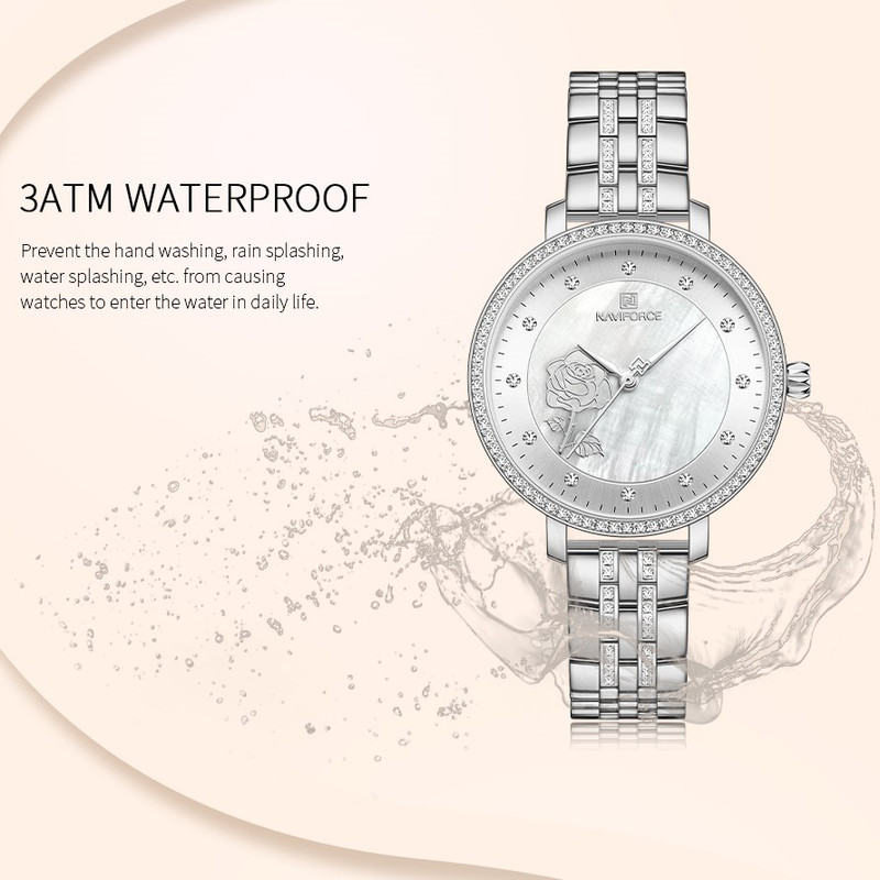 ساعت مچی عقربه ای زنانه نیوی فورس مدل NF5017