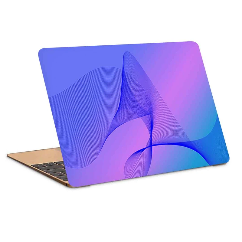 استیکر لپ تاپ طرح abstraction line wavy کد P-605 مناسب برای لپ تاپ 15.6 اینچ