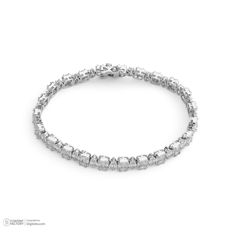 دستبند تنیسی نقره زنانه مایا ماهک مدل MSB253