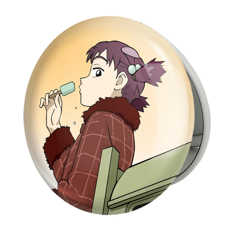 آینه جیبی خندالو طرح نیناموری انیمه فولی کولی Fooly Cooly مدل تاشو کد 23547 