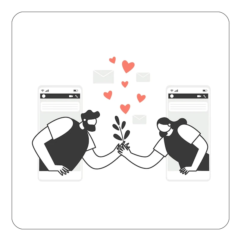 مگنت کاکتی طرح عاشقانه مدل mp36672