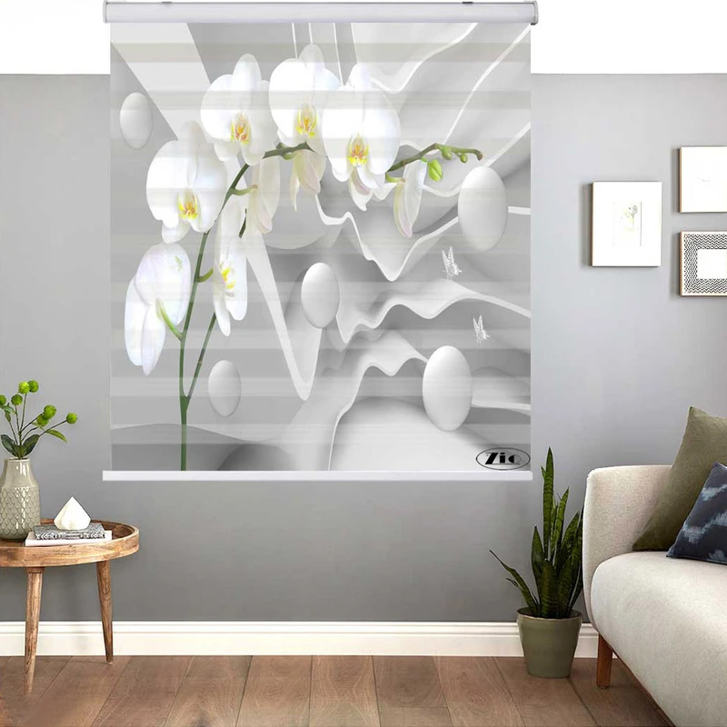 پرده زبرا زیو کد 3D1111 سایز 150x200 سانتی متر