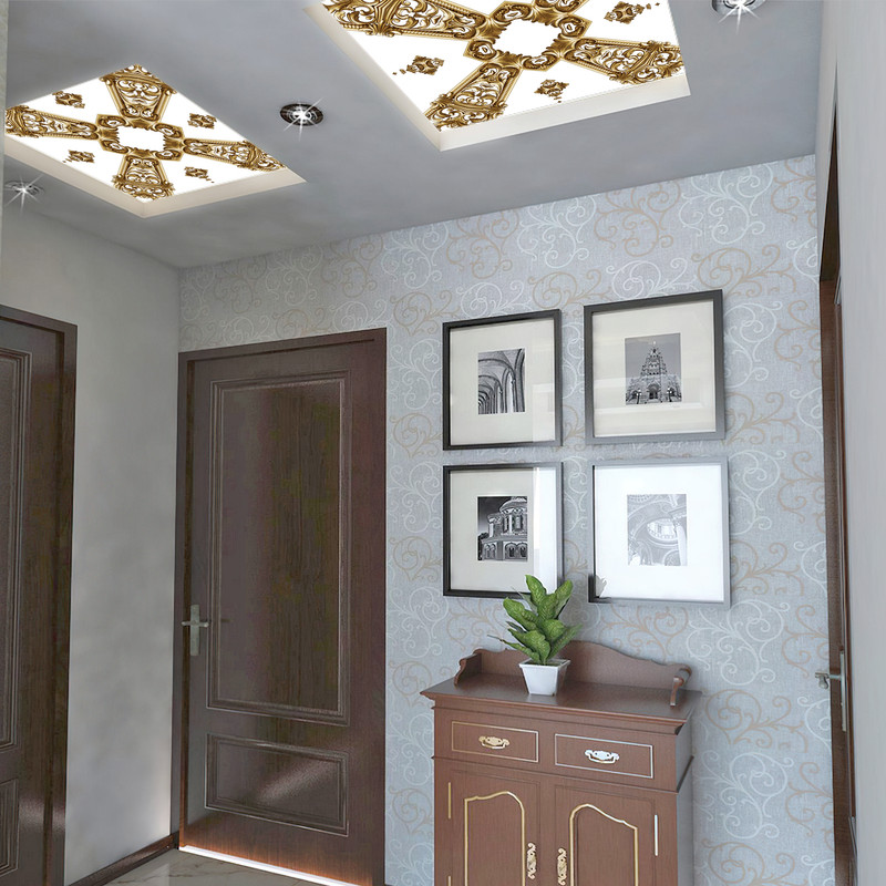 تایل سقفی آسمان مجازی مدل CP-12116 سایز 60x60 سانتیمتر بسته 4 عددی