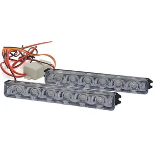 چراغ پلیسی موتور سیکلت وارون مدل 6 لنزه کد W-30 بسته 2 عددی