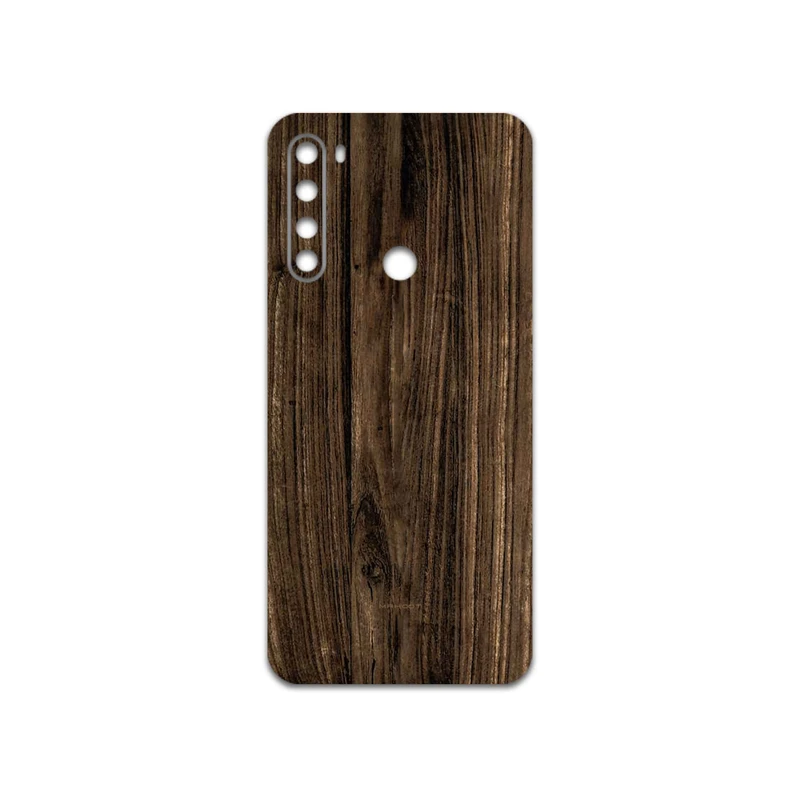 برچسب پوششی ماهوت مدل Dark-Walnut-Wood مناسب برای گوشی موبایل شیائومی Redmi Note 8 2021