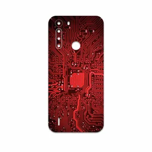 MAHOOT Red Printed Circuit Board Cover Sticker for Motorola One Fusion