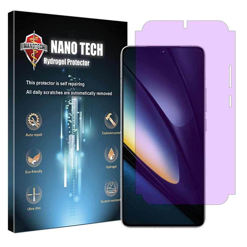 محافظ صفحه نمایش نانو تک مدل ضد اشعه بنفش مناسب برای گوشی موبایل شیائومی Poco F6 Pro