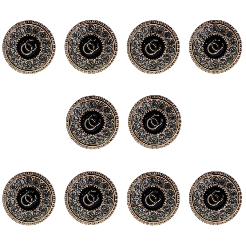 دکمه مدل نگین دار کد BTF-11403 بسته 10 عددی