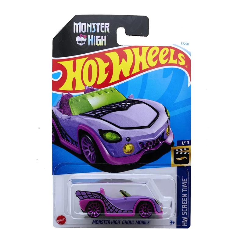 ماکت ماشین هات ویلز مدل Monster High Ghoul Mobile