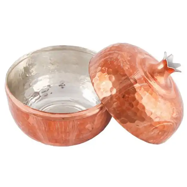 قندان مسی مدل انار کد 02