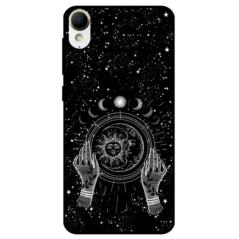 کاور مگافون طرح ماه و خورشید مدل 1892 مناسب برای گوشی موبایل اچ تی سی Desire 10 Lifestyle 
