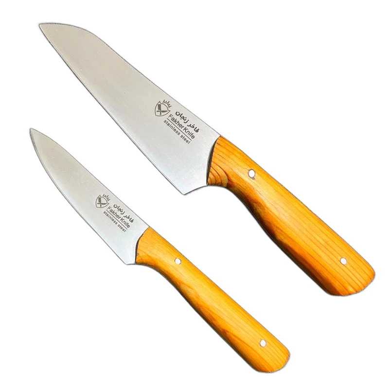 ست چاقوی 2 پارچه فاخرزنجان مدل اقتصادی