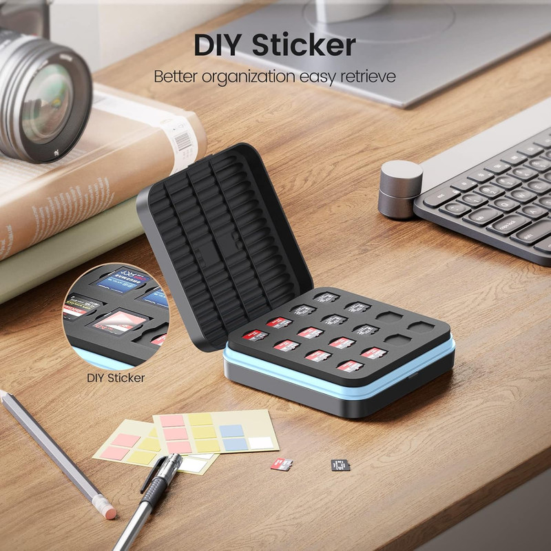 کیف محافظ کارت حافظه و سیم کارت اوریکو مدل ‎PSCD-3