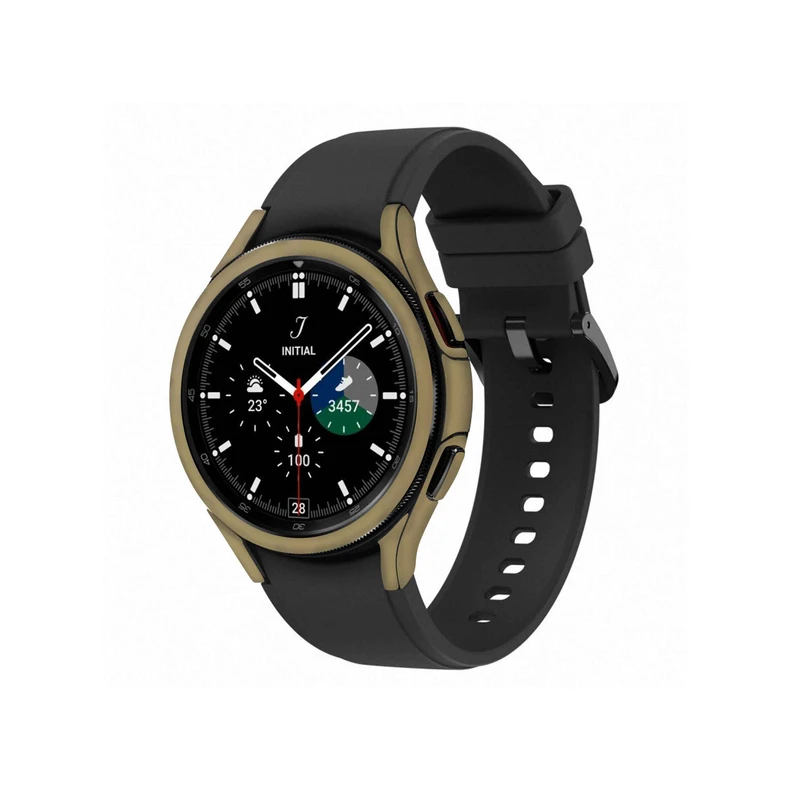  برچسب ماهوت طرح Matte-Gold مناسب برای ساعت هوشمند سامسونگ Watch4 Classic 42mm