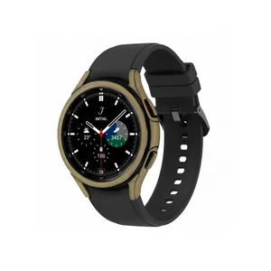 MAHOOT Matte-Gold Cover Sticker for Samsung Watch4 Classic 42mm Smartwatch