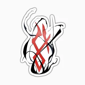 استیکر لپ تاپ و موبایل بووم طرح Anime Solo Leveling مدل Kami Shrine کد PS93