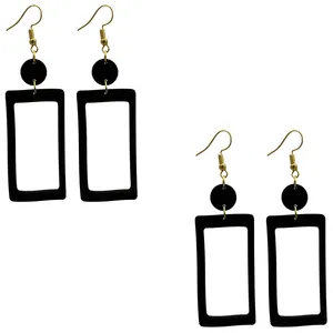 گوشواره زنانه هانستو مدل E2-048 مجموعه دو عددی