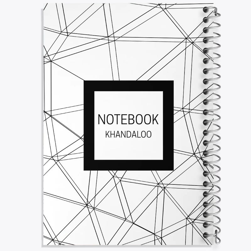 دفتر نقاشی 50 برگ خندالو طرح مدرن کد N394