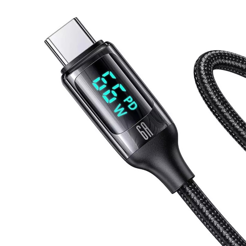کابل تبدیل USB به USB-C یوسمز مدل US-SJ544-66W طول 1.2 متر
