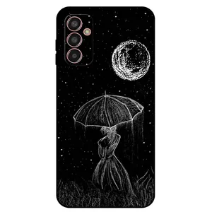 Megafone Girl and Moon 1369 Cover For Samsung Galaxy F13