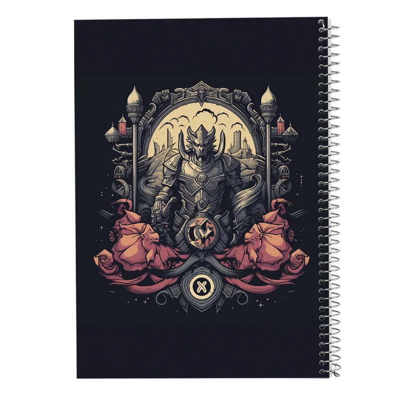 دفتر ژورنال نویسی 50 برگ مدوپد مدل نقطه ای طرح  ارباب حلقه ها The Lord of the Rings کد DF3012