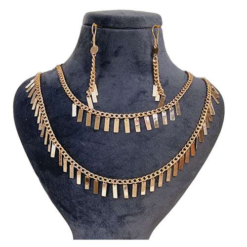 نیم ست طلا 18 عیار زنانه گالری یارطلا مدل CART-MOST کد SR-138-LAZ