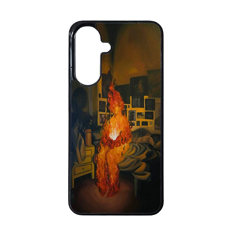 کاور گالری وبفر طرح آتش مناسب برای گوشی موبایل سامسونگ galaxy a26