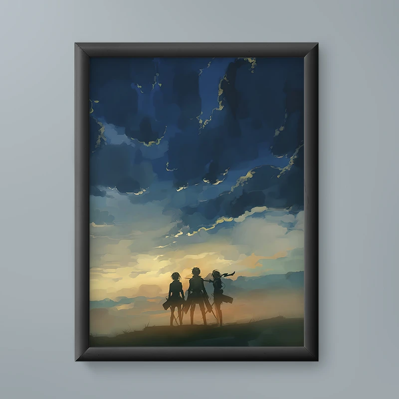 تابلو مدل انیمه اتک ان تایتان Attack on Titan anime 14