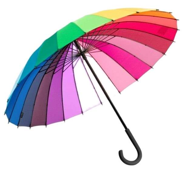 چتر مدل  رنگین کمان pa-138