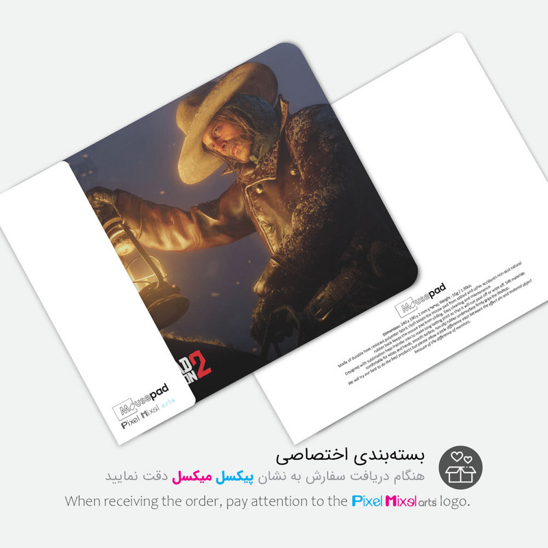 ماوس پد پیکسل میکسل مدل DEAD REDEMPTION 2 کد GARD23 3