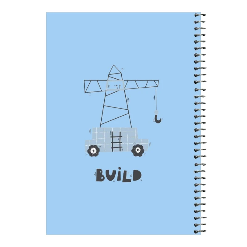 دفتر مشق 80 برگ اس جی مدل ماشین کار   