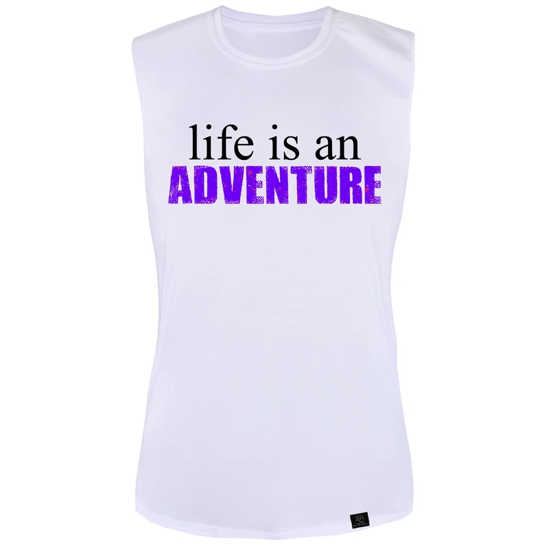 تاپ زنانه 27 مدل Life is Adventure کد MH1543