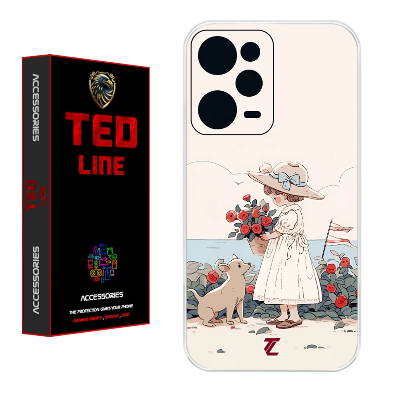 کاور تدلاین طرح دختر کد 1208 مناسب برای گوشی موبایل شیائومی Redmi Note 12 Pro 5G / Poco X5 Pro