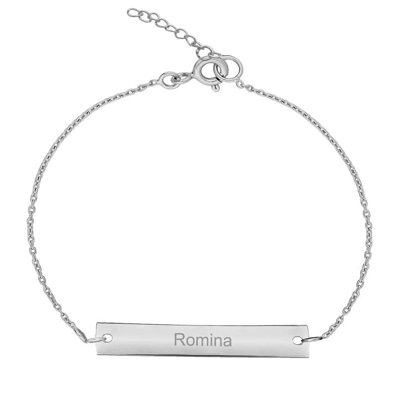 دستبند نقره زنانه ترمه ۱ مدل رومینا کد DN 1091