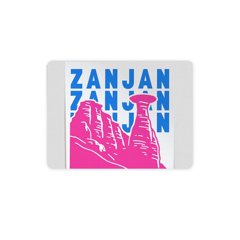 ماوس پد ترمه طراحان ایده مدل نماد دودکش جن زنجان کد map0144 سایز 19*28 سانتی متر