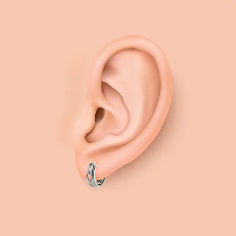 گوشواره زنانه پایتخت مدل PS573_GO