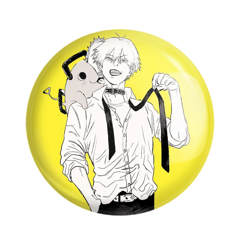 مگنت خندالو مدل دنجی انیمه مرد اره ای Chainsaw Man  کد 17994