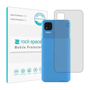 Transparent Rockspace HyGEL phone back protector suitable for Xiaomi Poco C31 mobile phone