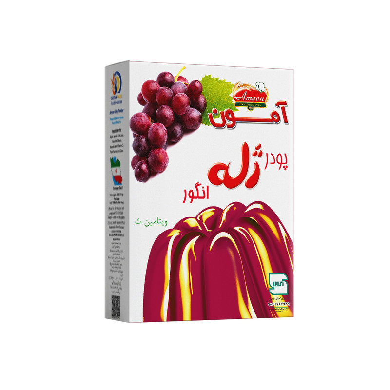 پودر ژله انگور آمون - 100 گرم 