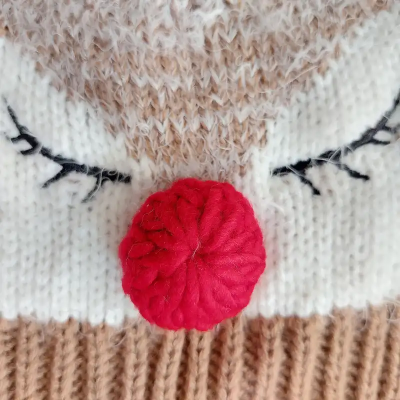 کلاه بافتنی بچگانه آی ام مدل عروسکی