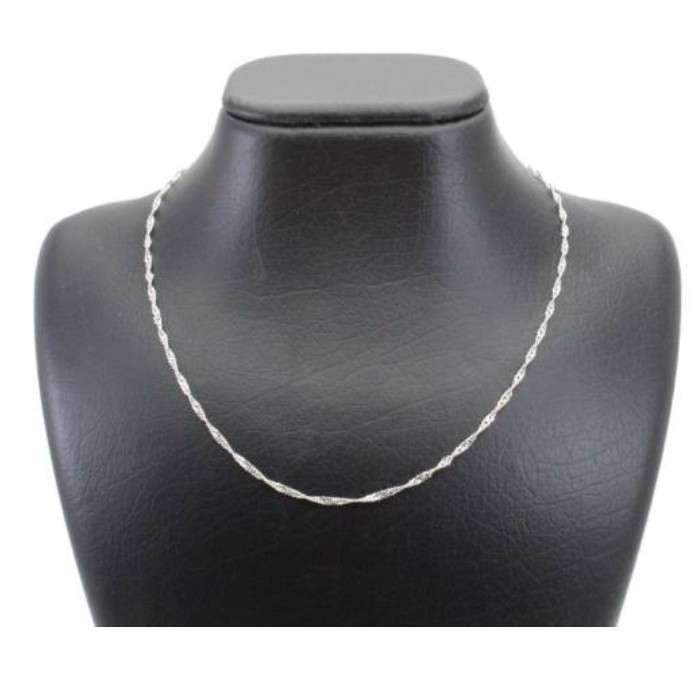 زنجیر نقره زنانه مدل دیسکو کد P980 زنجیر نقره زنانه مدل دیسکو کد P980