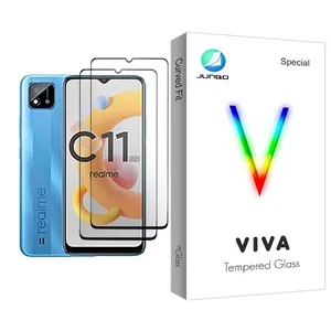 Junbo Viva Glass MIX002 Screen Protector For Realme C11 (2021) Pack Of 2
